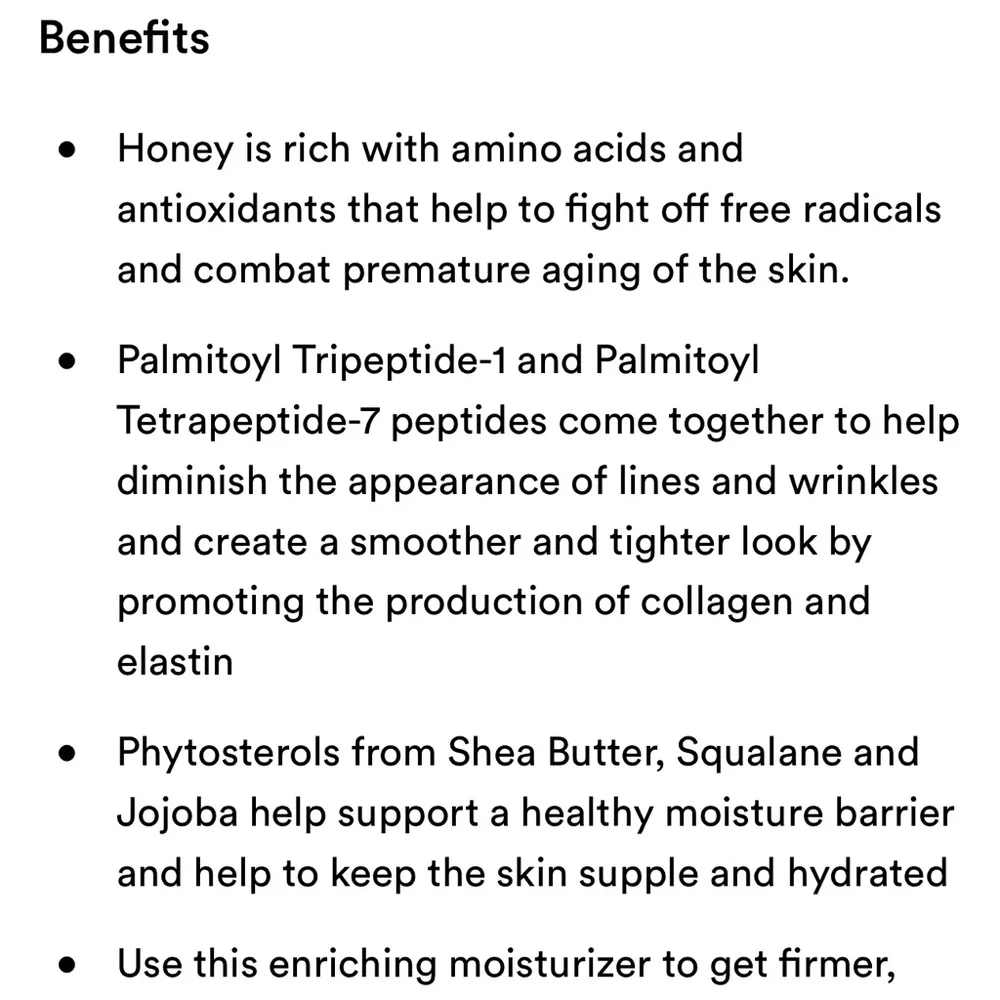 $9❤️‍🔥 LAST 1! Hey Honey Boost It Up Honey & Hyaluronic Acid Rich Moisturizer